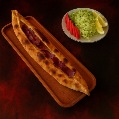 Pastırma Kaşarlı Pide